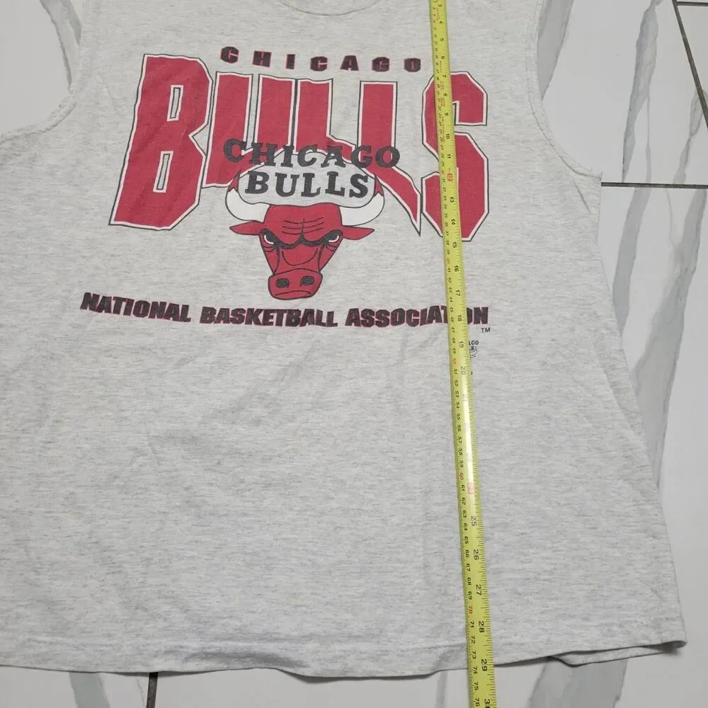 Nba Men's Grey and White Vest